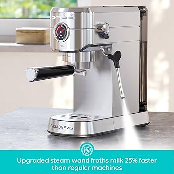 CASABREWS 5418 PRO Espresso Machine 20 Bar, Upgraded Espresso