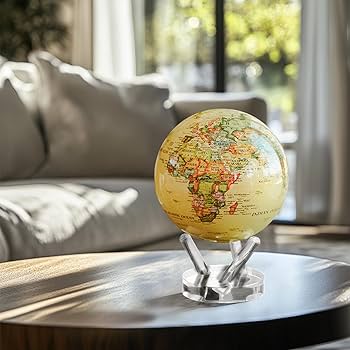 Amazon.co.jp: MOVA (ムーバ) 光で回る不思議な地球儀 6インチ (15.2cm