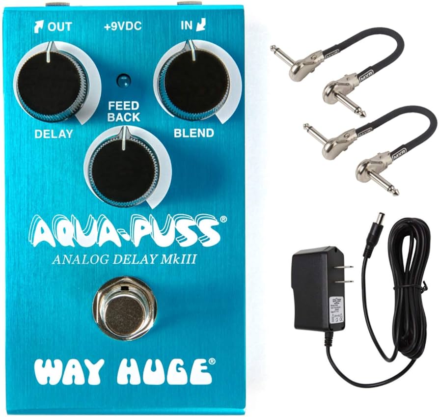 Amazon.com: Way Huge WM71 Aqua-Puss Analog Delay Effects Pedal
