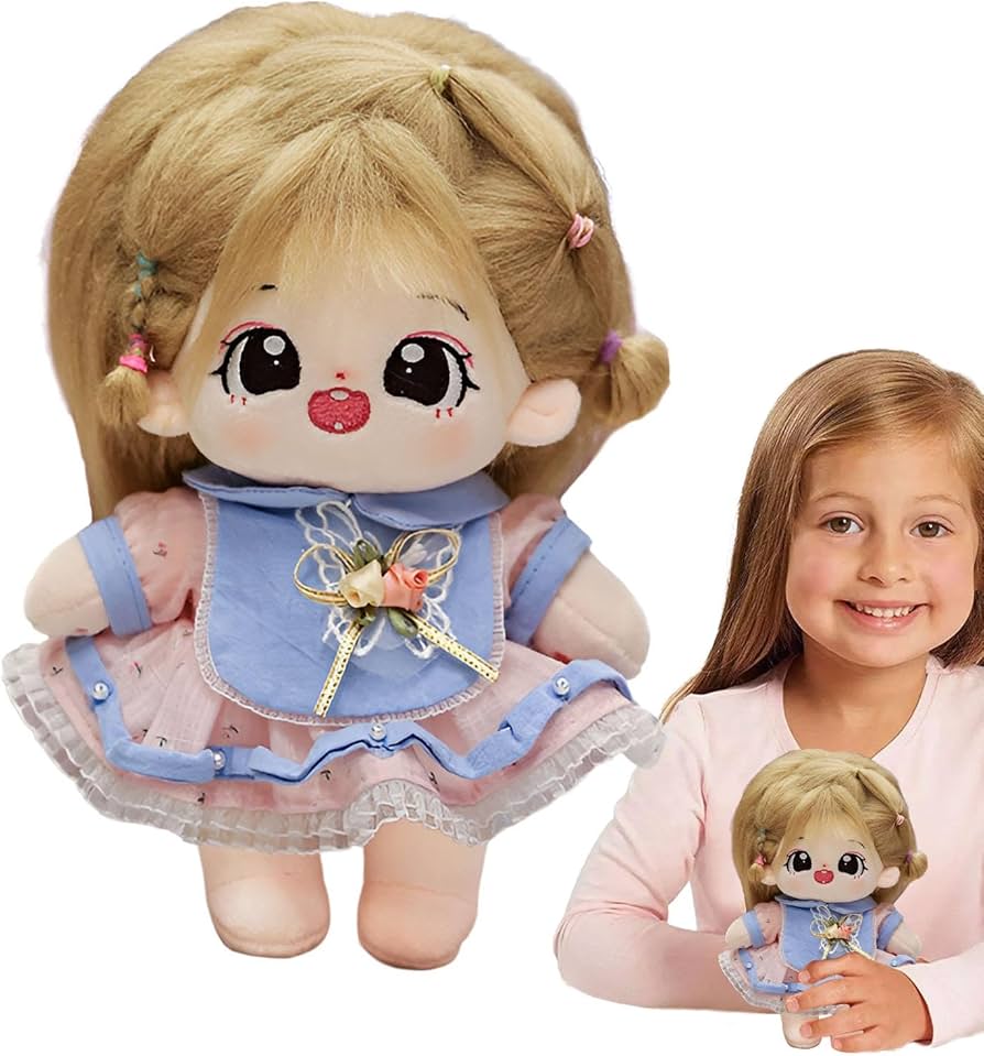 Amazon | 小さな女の子の着せ替え人形、ぬいぐるみ、スケルトン付きの