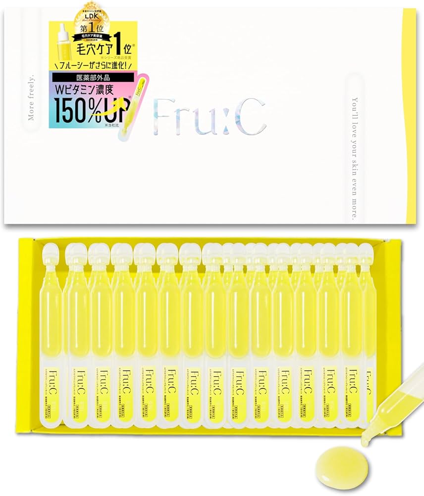 Amazon.co.jp: Fru:C ビタミンドロップ 日本初 28包 ビタミンC美容液