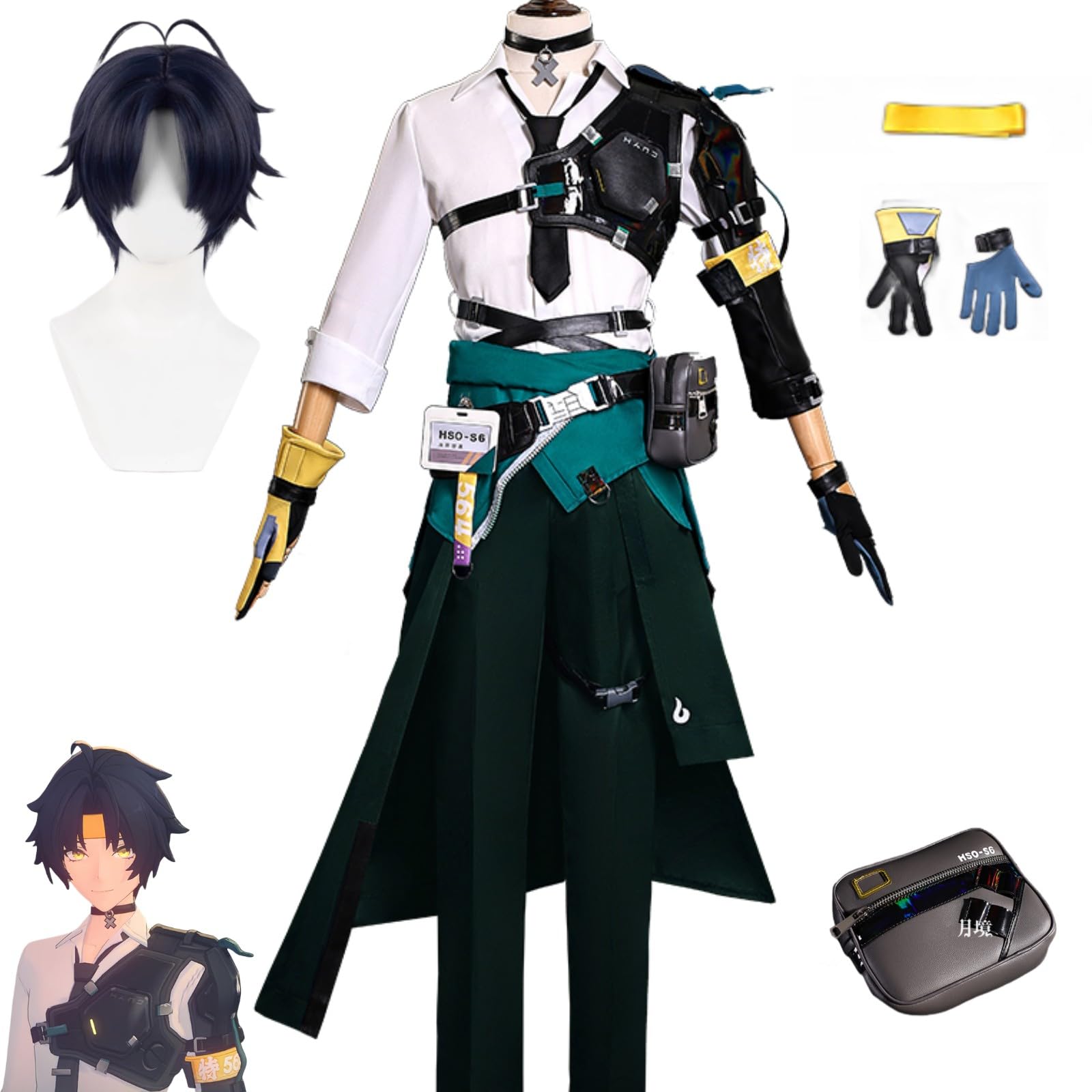 Amazon.co.jp: ウィッグ追加可 ゼンレスゾーンゼロ 浅羽悠真 コスプレ