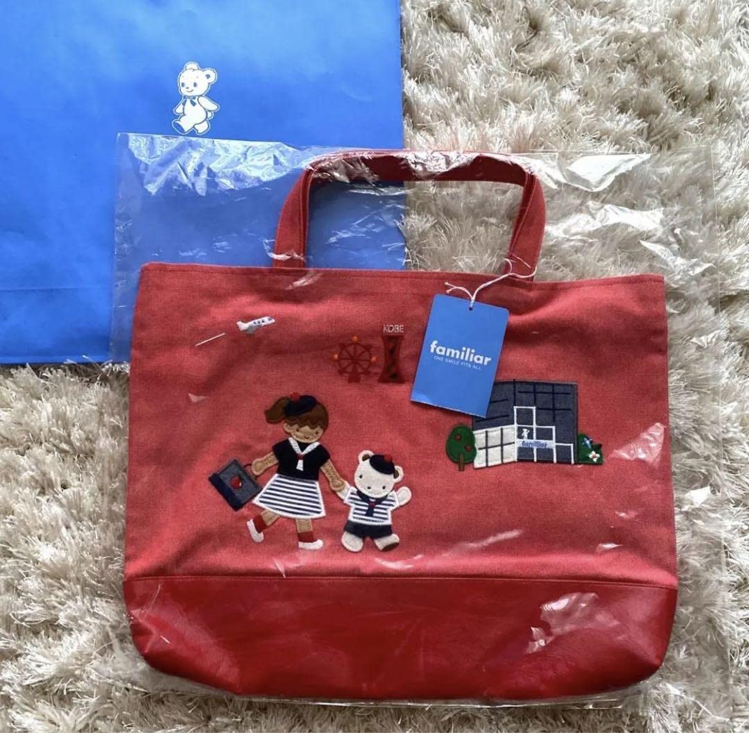 Amazon.co.jp: ファミリア familiar A4マチ付きデニムバッグ 神戸本店