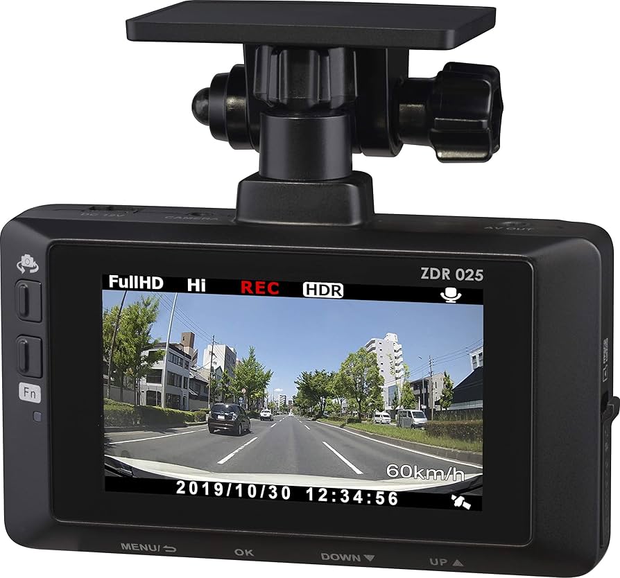 Amazon | コムテック 車用 前後2カメラ ドライブレコーダー ZDR025