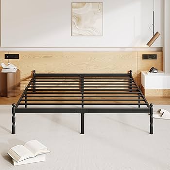 Amazon.com: ZIYOO 14 inch King Size Metal Platform Bed Frame with