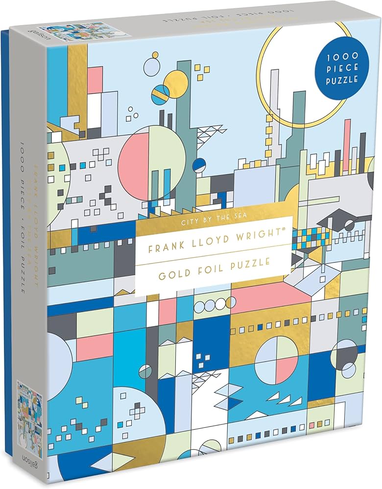 Amazon.com: Frank Lloyd Wright City by The Sea Jigsaw Puzzle