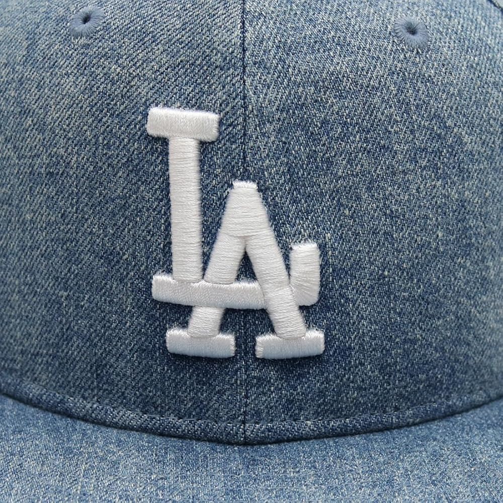 Amazon | [ニューエラ] 59FIFTY Damaged Denim ロサンゼルス