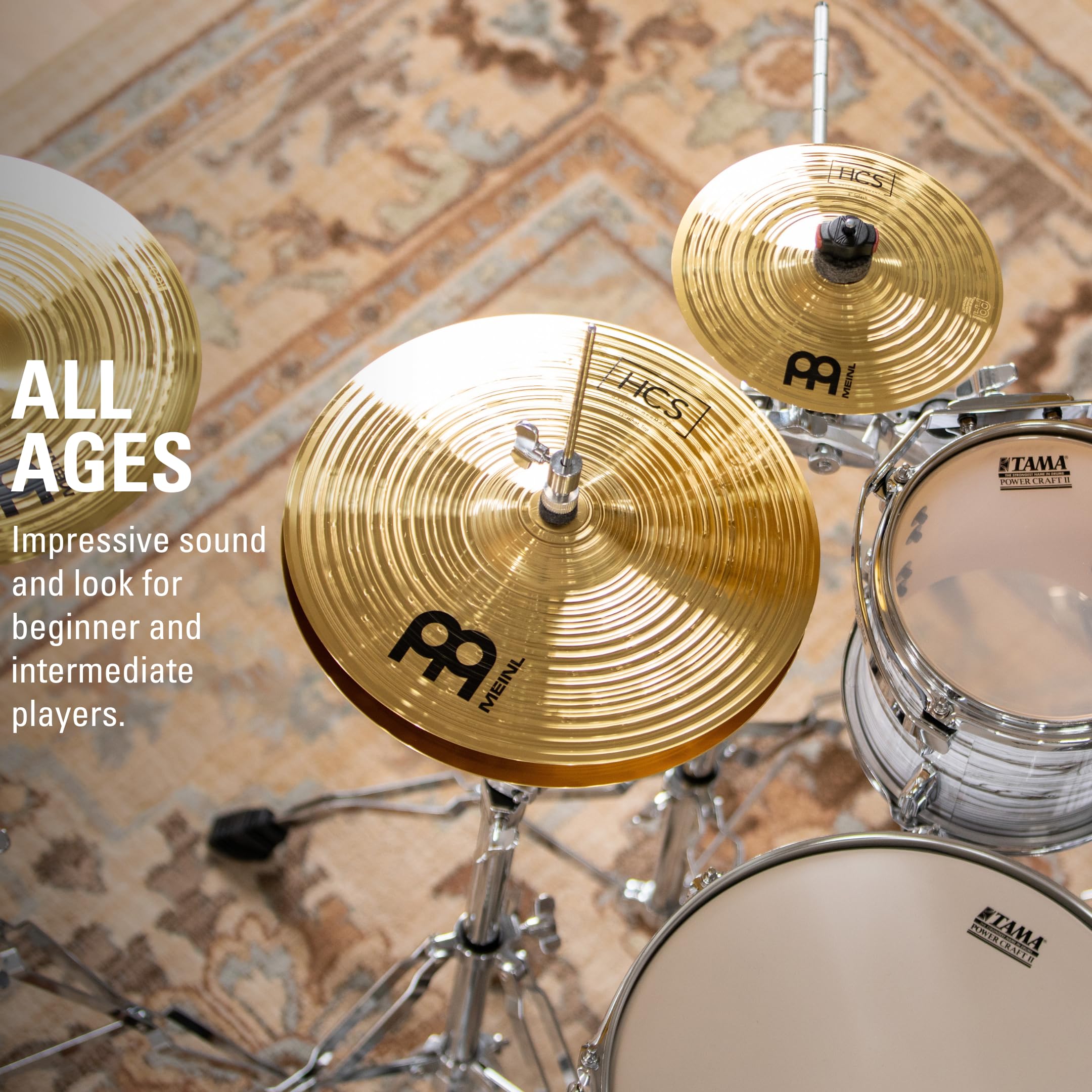 Amazon.co.jp: MEINL マイネル HCS シリーズ ハイハットシンバル 13