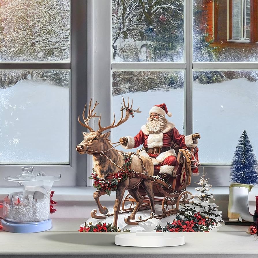 クリスマス Villeroy＆Boch サンタクロースとトナカイのソリ