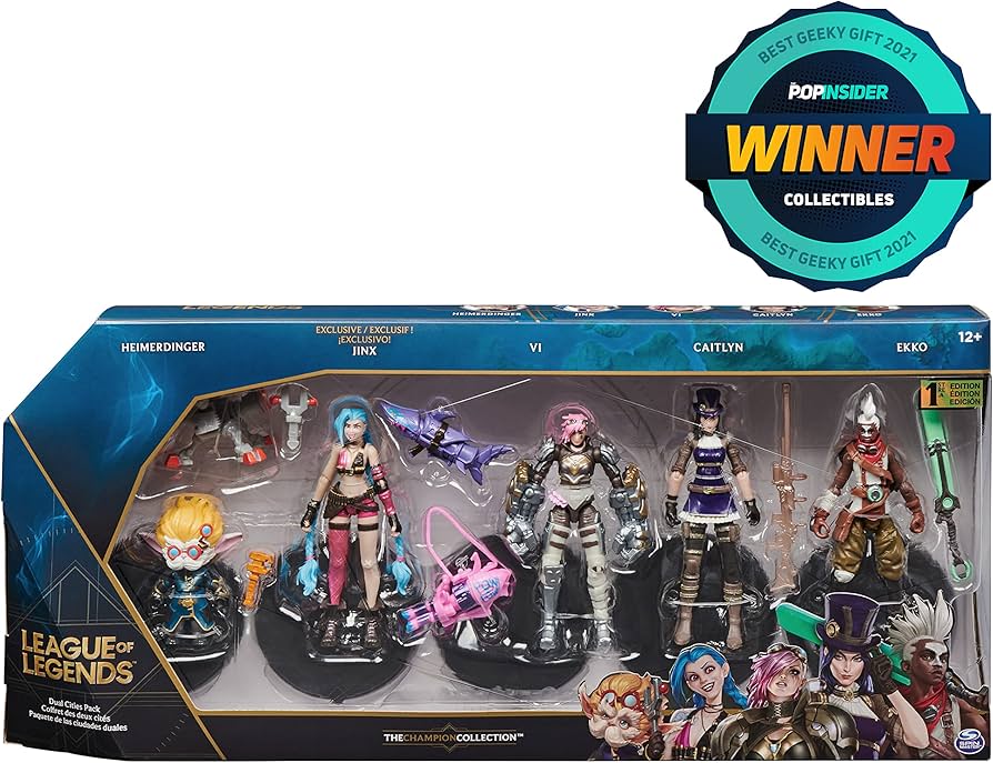 Amazon.com: League of Legends, Dual Cities Pack w/Exclusive Jinx