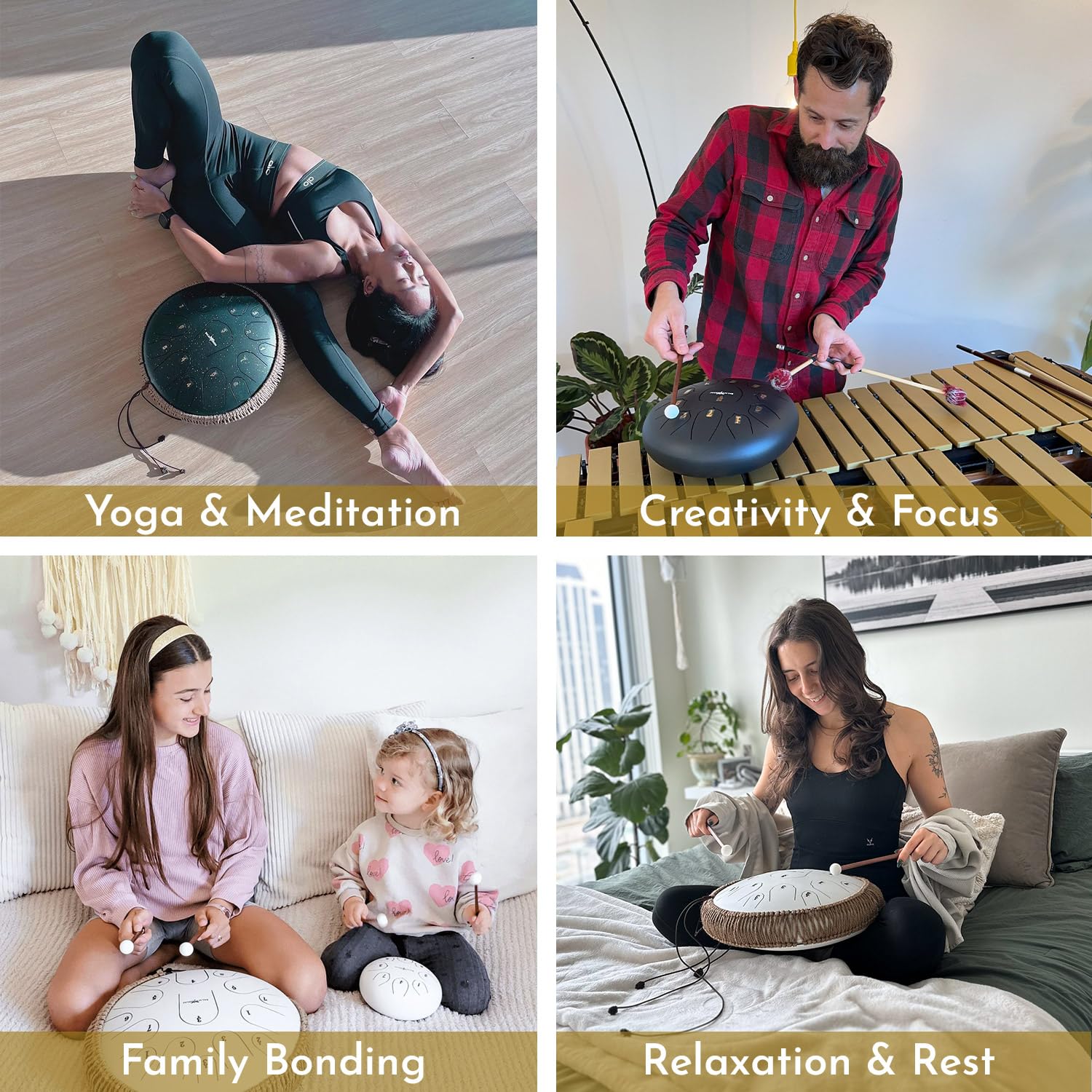 Amazon | The Balmy Drum - 11 Note 10インチ スチール舌ドラム