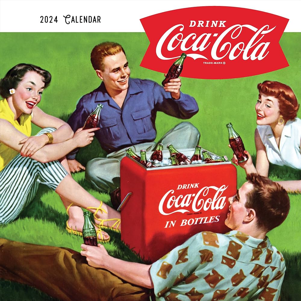 Amazon | Cal 2024- Coca Cola: Nostalgia Wall | 輸入版カレンダー