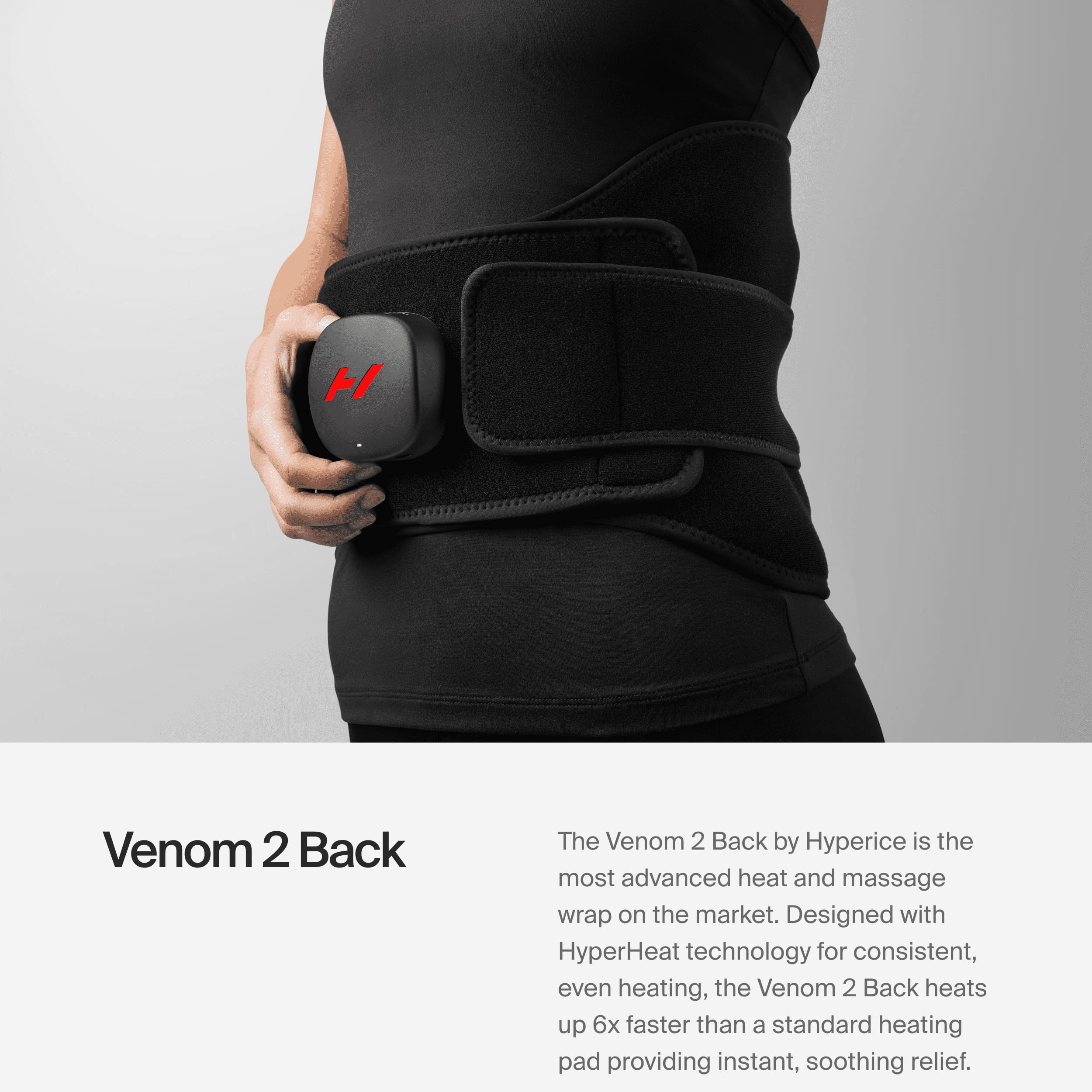 Amazon.com: Hyperice Venom 2 Back Wrap - Provides Advanced Heat