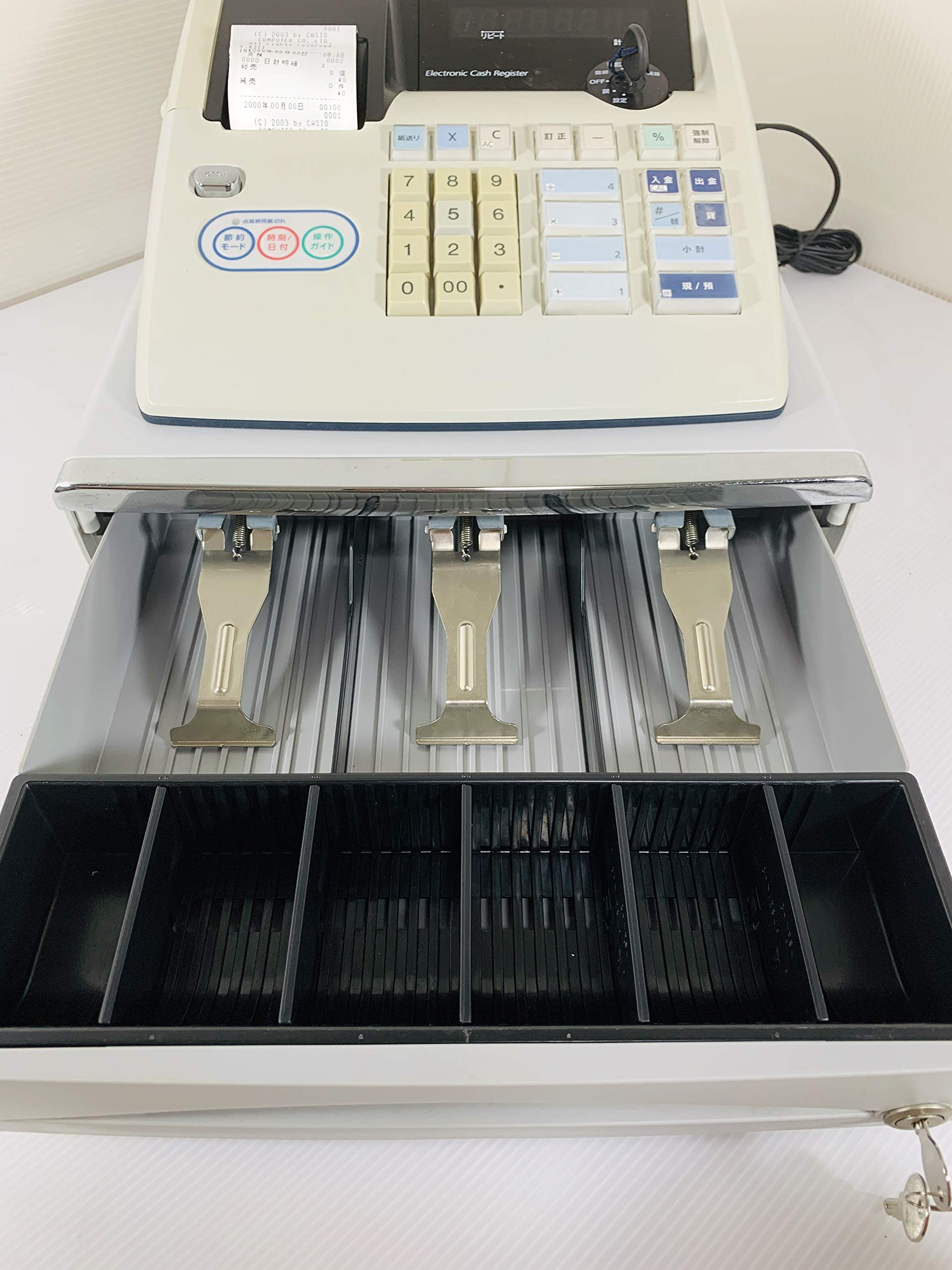 Amazon | CASIO 電子レジスター TE-M80 グレー | レジスター本体