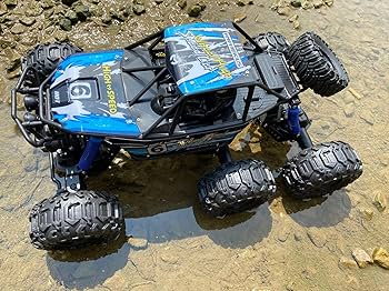 Amazon.co.jp: スーパー6輪水陸両用オフロード車1：8超大型登山車の長
