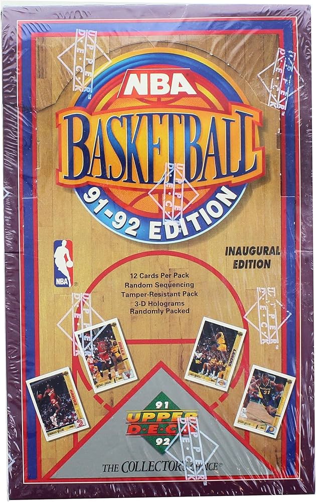 1991-92 Upper Deck NBA Basketball Cards Box (36 pkgs), Trading