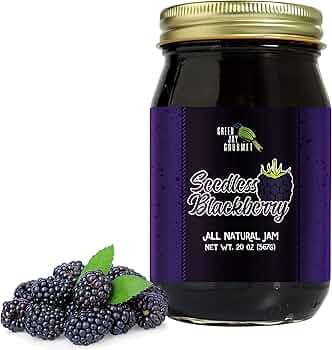 Amazon.com: Green Jay Gourmet Seedless Blackberry Jam - All
