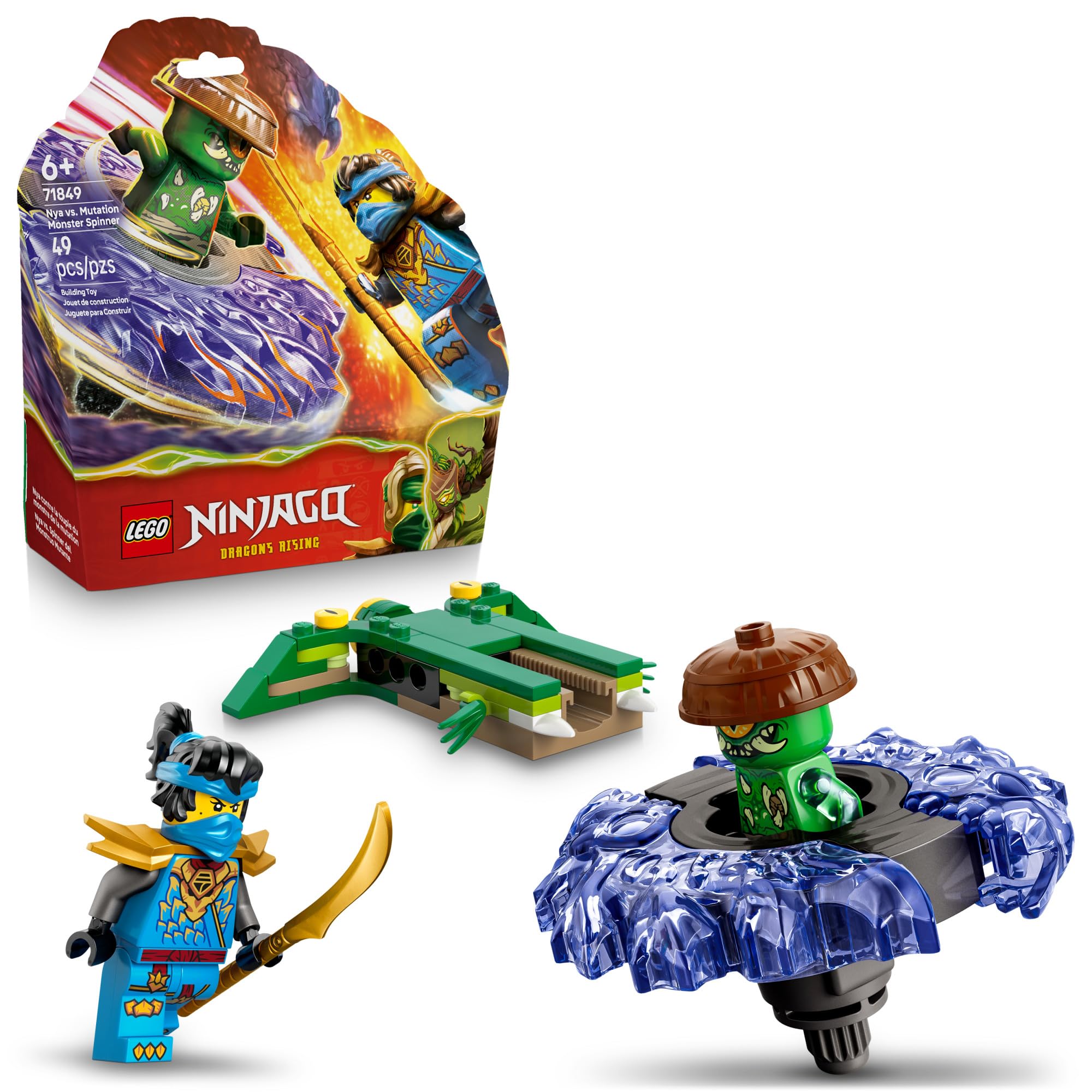 Amazon.com: LEGO NINJAGO NYA vs. Mutation Monster Spinner Building