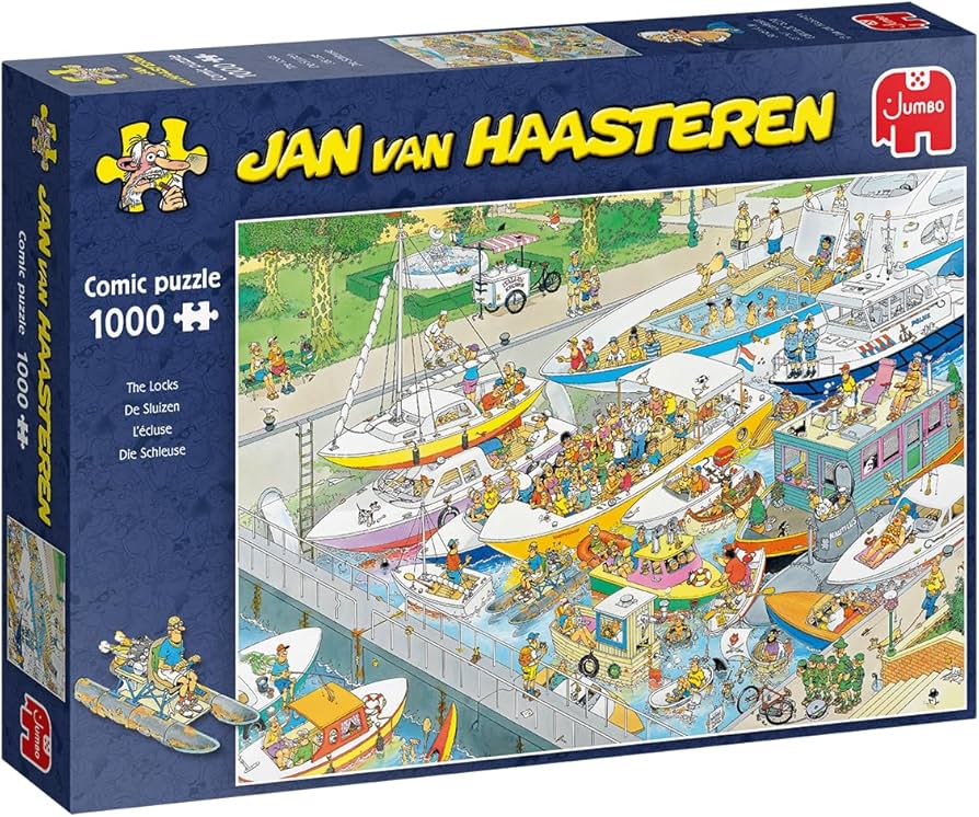 Amazon.com: Jumbo, Jan Van Haasteren - The Locks, Jigsaw Puzzles