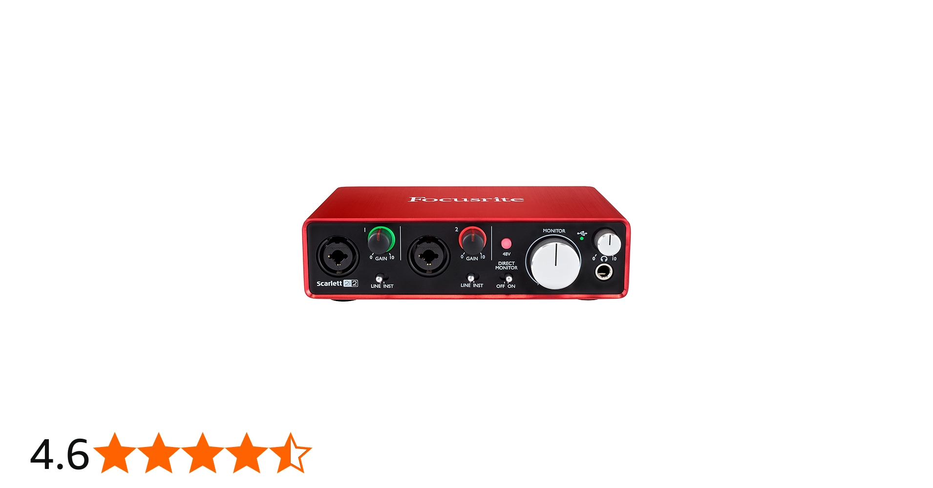 Amazon | Focusrite フォーカスライト オーディオインターフェイス 2