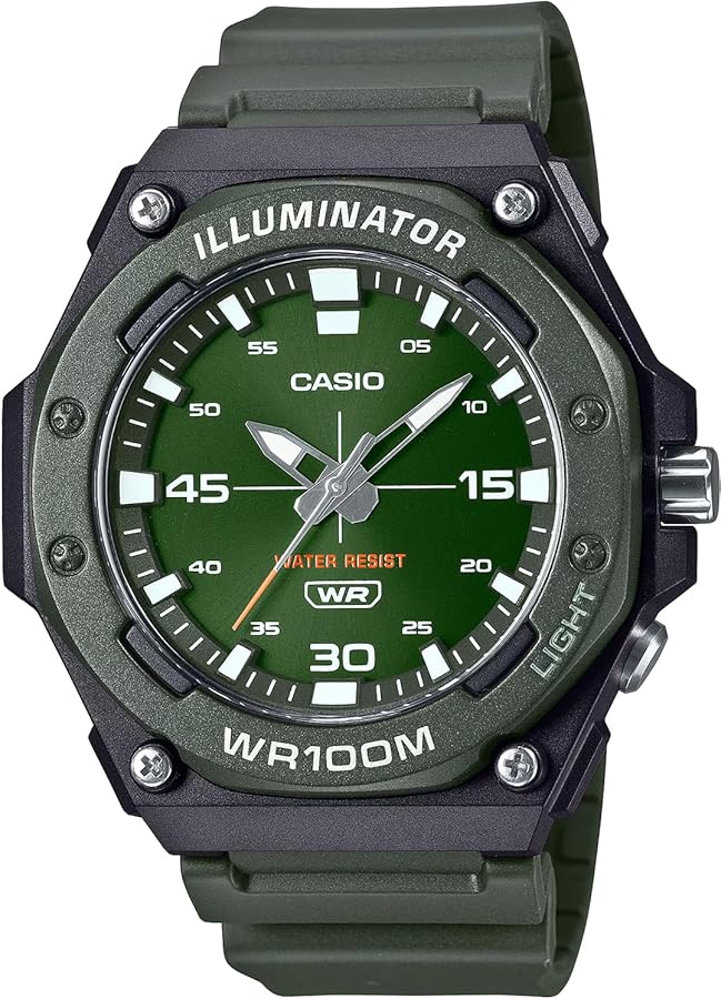 Amazon | [カシオ] CASIO スタンダード LEDライト付き アナログ