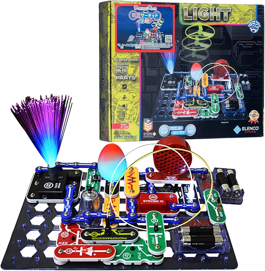 Amazon.co.jp: エレンコ(Elenco) Snap Circuits Jr. 電脳サーキット