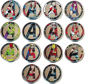 Amazon.co.jp: [スモール・プラネット] マーベル ブラインド缶バッジ