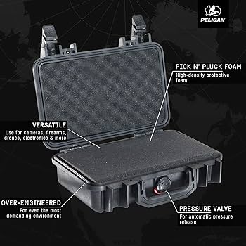 Amazon.com: Pelican 1170 Case With Foam (Black) : Sports & Outdoors