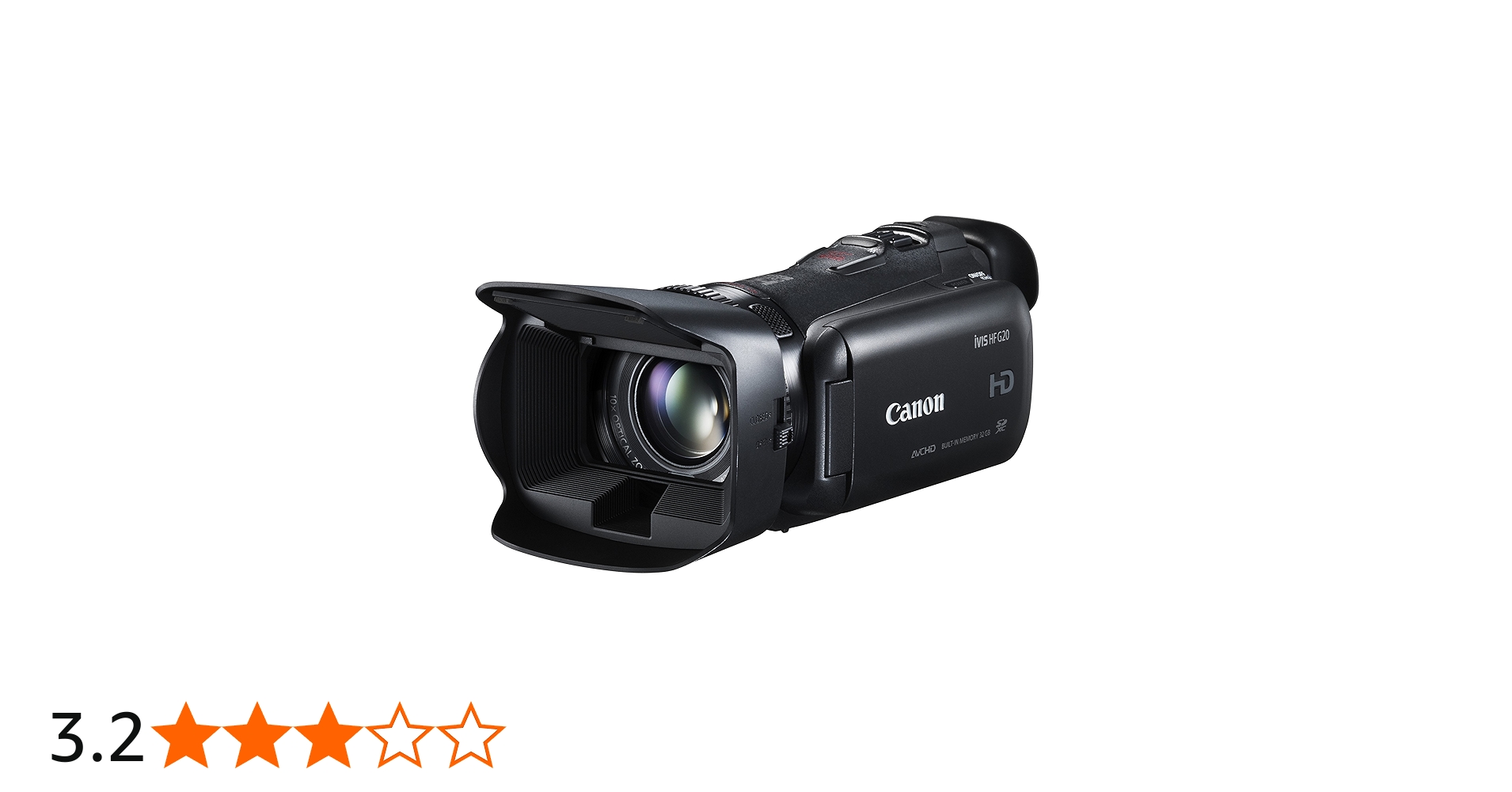 Amazon | Canon デジタルビデオカメラ iVIS HF G20 光学10倍ズーム