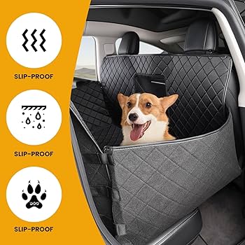 Amazon.co.jp: TeslaモデルY犬用カーシートカバー2列目ペットマット