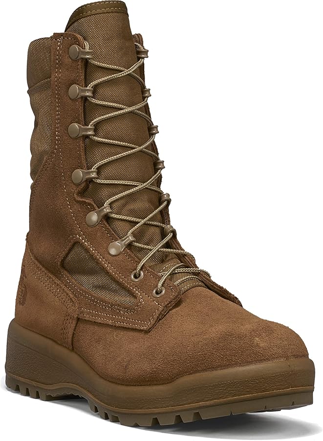 Amazon.com | Belleville 550 ST Steel Toe Work Boots - Hot Weather