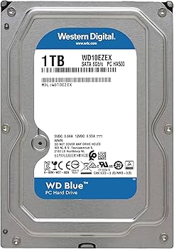 Amazon.com: Western Digital WD Blue 1TB SATA 6 Gb/s 7200 RPM 64MB