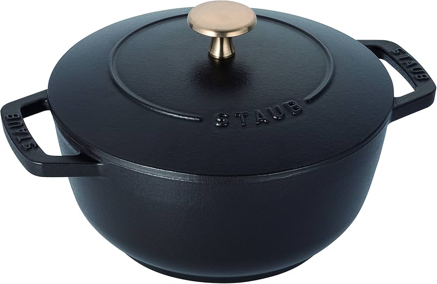 Amazon.co.jp: staub ストウブ 「 ワナベ ブラック M 18cm 」 両手