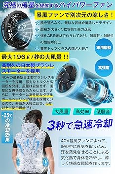 Amazon.co.jp: 【2025夏モデル 40V超強力 30000mAh】 ファンバッテリー