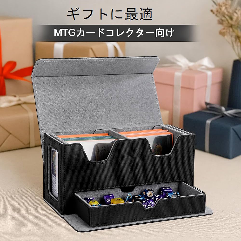 Amazon.co.jp: mtg デッキケース PUレザー | ダブルデッキケース 大