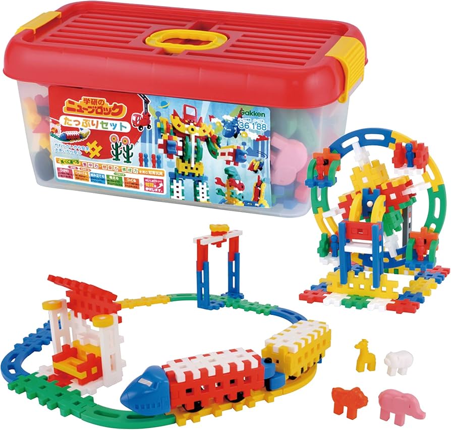 Amazon.co.jp: ニューブロック たっぷりセット : おもちゃ