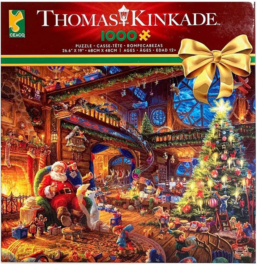 Amazon.co.jp: Ceaco Thomas Kinkade サンタのワークショップパズル