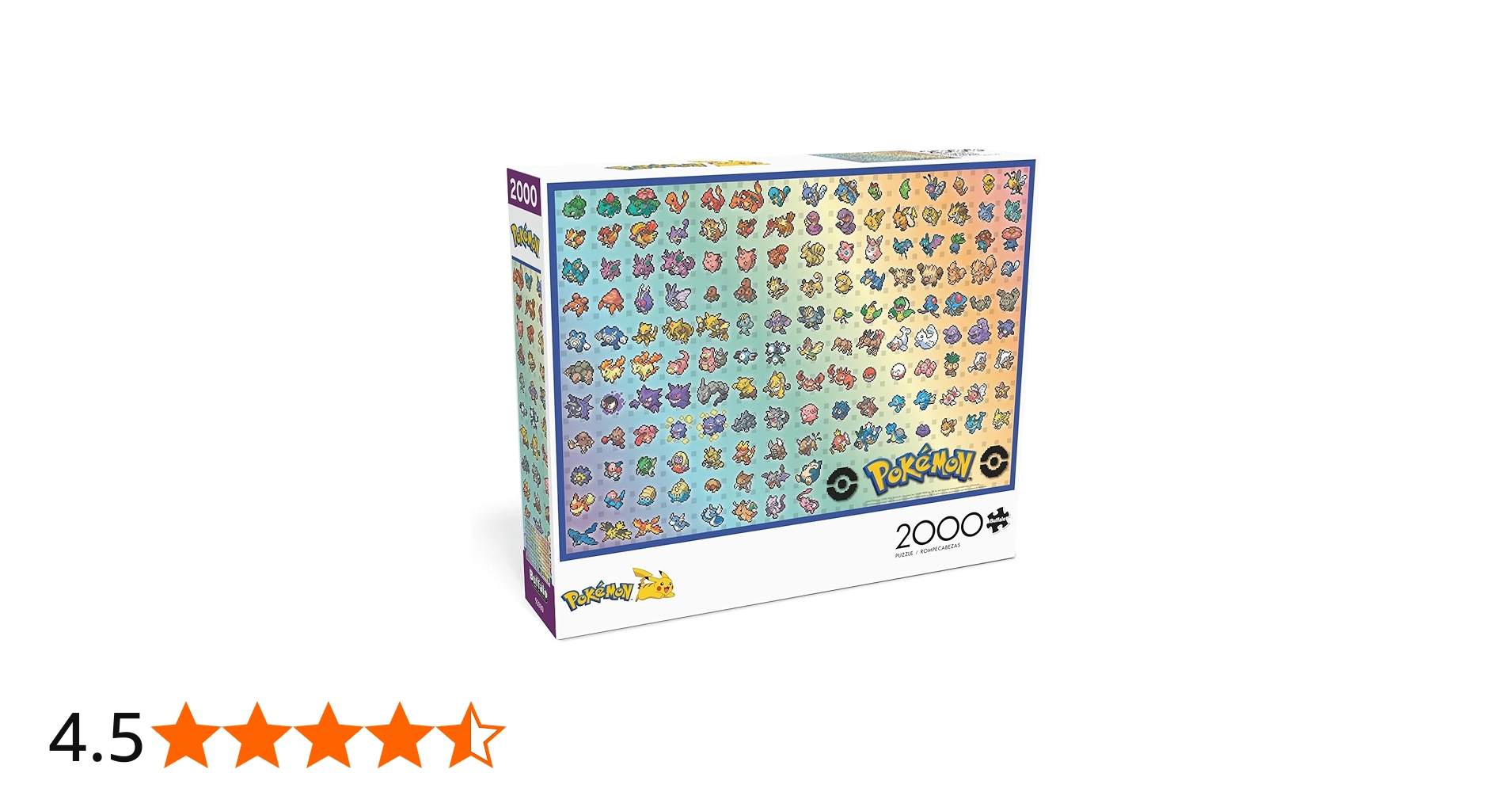 Amazon | Buffalo Games - ポケモン - レトロなピクセルポケモン