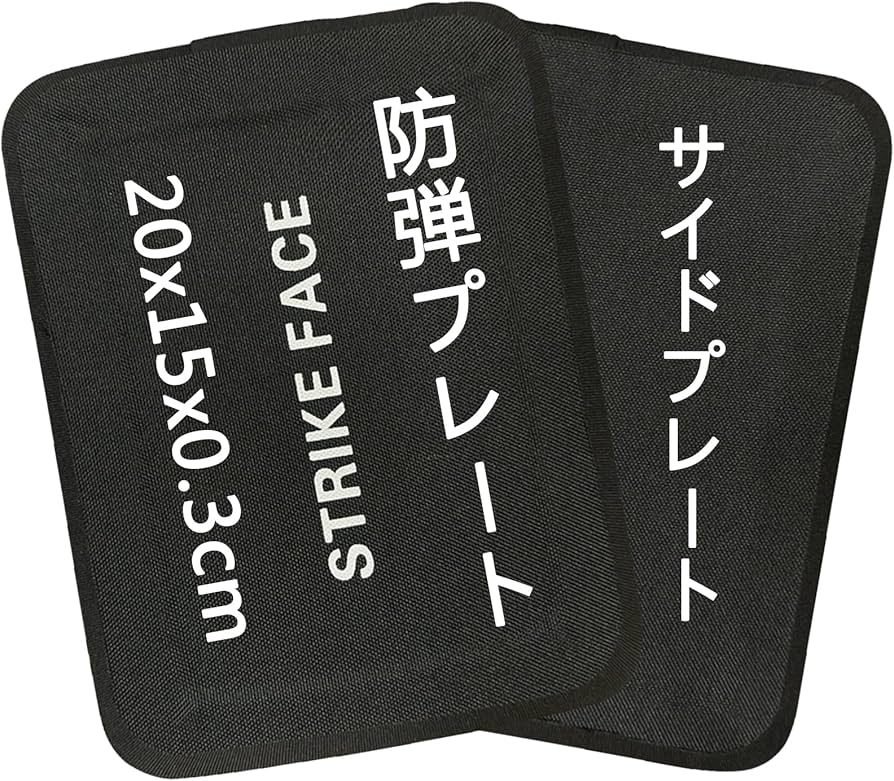 Amazon | [TWINFALCONS] 防弾プレート 鉄板 サイドプレート 20x15cm