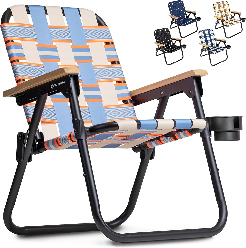Amazon.com : GoSports Outdoors WOVN Beach Backpack Chair - Premium