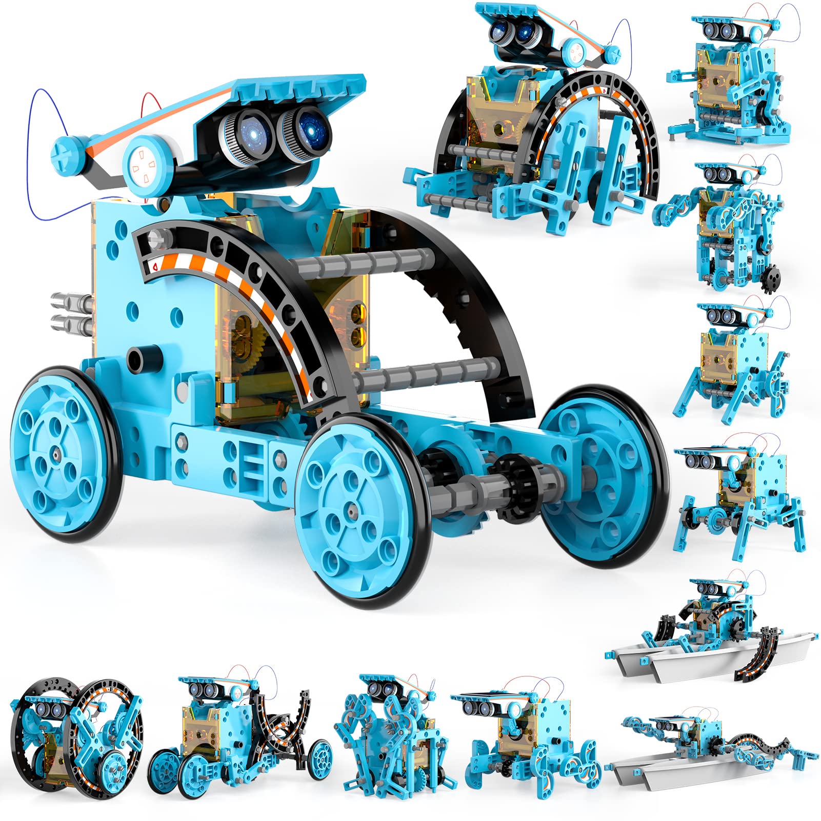 Amazon.com: Lucky Doug 12-in-1 STEM Solar Robot Kit Toys Gifts for