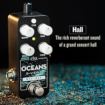 Amazon.com: Electro-Harmonix Pico Oceans 3-verb Reverb Pedal