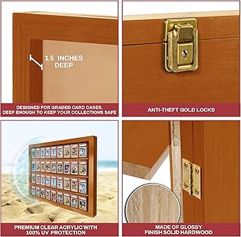 Amazon.co.jp: PENNZONI スポーツカードディスプレイケース 36段階