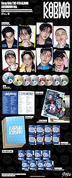 Stray Kids KARMA 4th Album ACCORDION 8 Version Set(Bang Chan+Han+