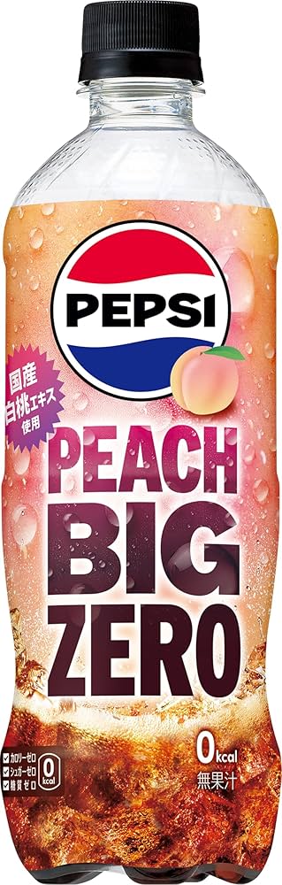 Amazon.co.jp: サントリー ペプシ BIG ZERO PEACH 600ml×24本 : 食品