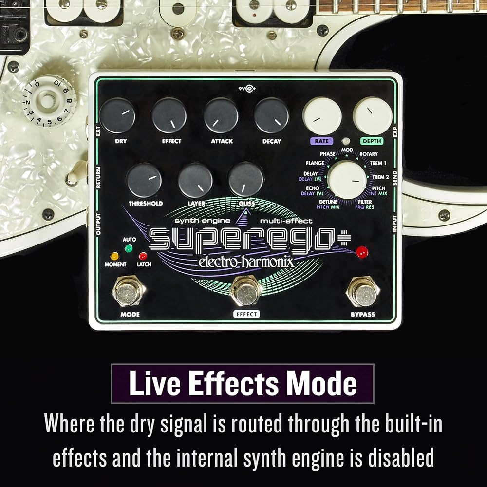 Amazon.co.jp: Electro-Harmonix Superego+ ギターシンセエフェクター