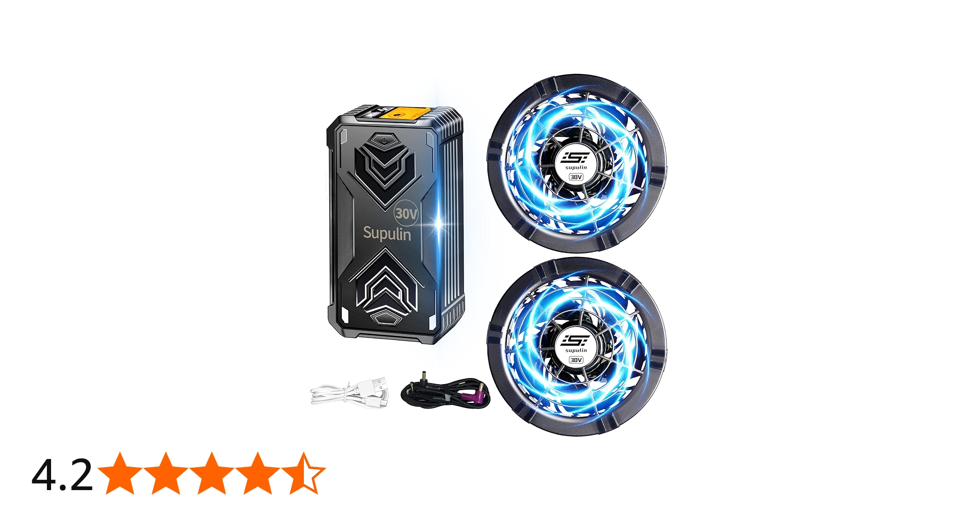 Amazon.co.jp: Supulin ファンバッテリーセット 空調作業服用 30V超高