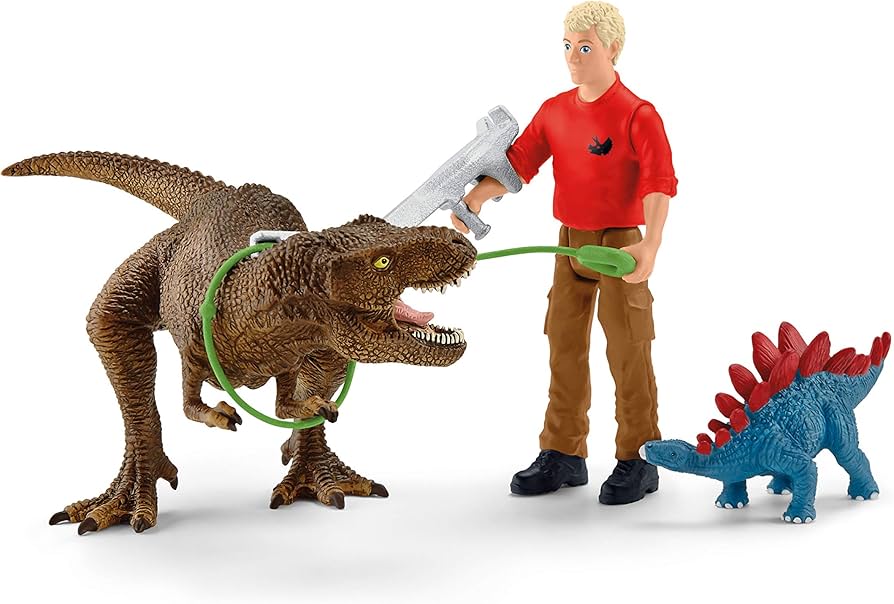Amazon.co.jp: シュライヒ 恐竜 ティラノサウルス・レックスの攻撃