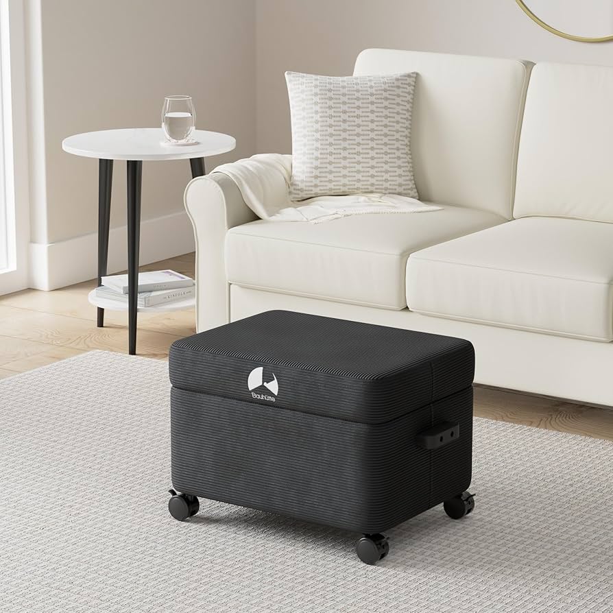 Amazon｜Bauhutte(バウヒュッテ) ストレージオットマン BOT-410-BK