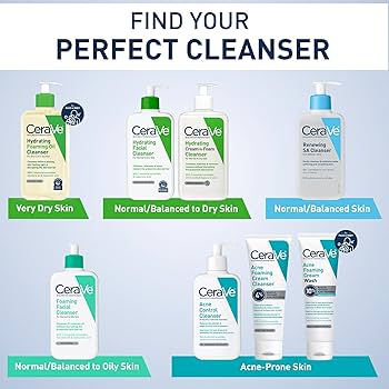 Amazon.com: CeraVe Renewing Salicylic Acid Cleanser, Formulated